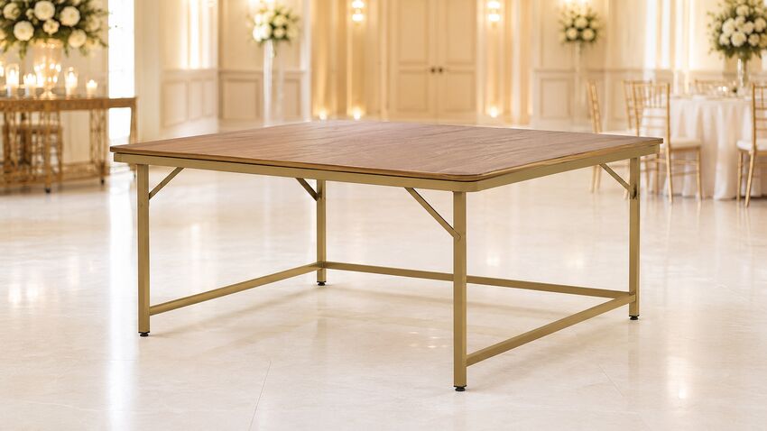 Mesa cuadrada para eventos